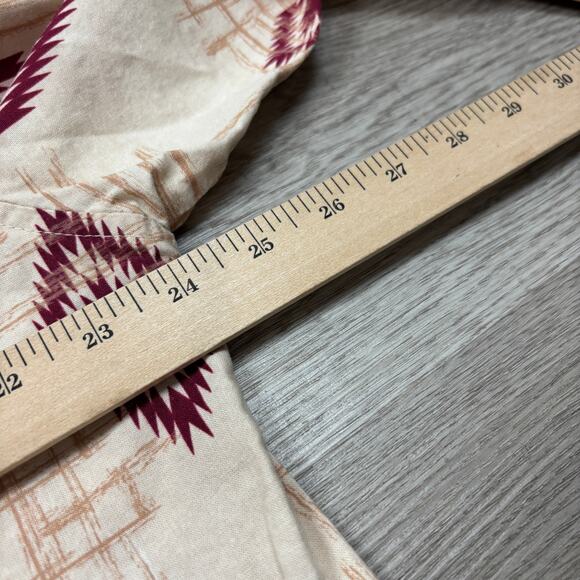 Vintage Wrangler Aztec Southwest Pearl Snap Button Up Shirt Men's XL - Picture 5 of 8